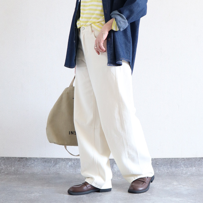 パンツ デニム バレルパンツ ワイドパンツ レディース 春 夏 秋 黒 おしゃれ かわいい カーブパンツ ジーンズ ジーパン [郵3]^b473n^ | uricca | 04