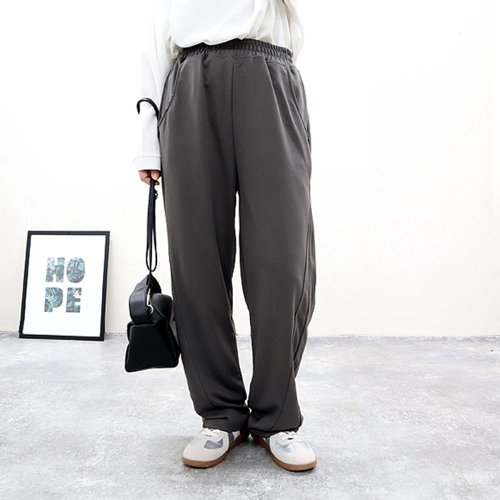 新作人気モデル パンツ uricca バレルパンツ おしゃれ 黒 夏 春 レディース パンツ