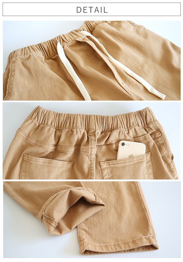 パンツ レディース テーパードパンツ ストレッチパンツ ウエストゴム ボトムス 動きやすい ポケット付 春 夏 秋 冬 黒 ^b478^ | uricca | 11