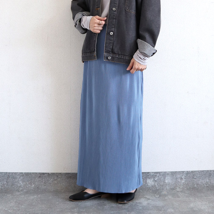 2392円 クーポンで！ タイトスカート スカート レディース 秋 冬 白 黒 おしゃれ ロング プリーツ ナロー ウエストゴム[郵3]^b488^バナー | uricca | 16