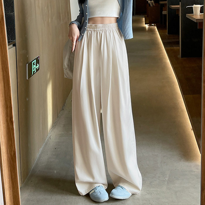 ボトムス デニム レディース ワイドパンツ 春 夏 秋 白 黒 おしゃれ かわいい 30代 40代 50代 ウエストゴム 大きいサイズ[郵3]^b496^ | uricca | 07