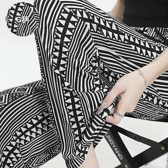 ボトムス レディース ワイドパンツ 春 夏 黒 おしゃれ 総柄 花柄 無地 ウエストゴム リボン付 涼しい ゆったり[郵1]^b499^ | uricca | 26