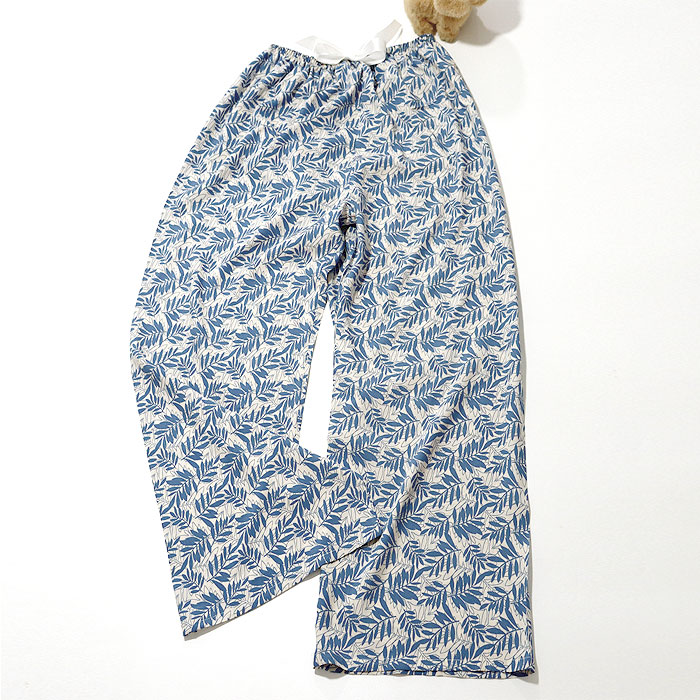 ボトムス レディース ワイドパンツ 春 夏 黒 おしゃれ 総柄 花柄 無地 ウエストゴム リボン付 涼しい ゆったり[郵1]^b499^ | uricca | 11