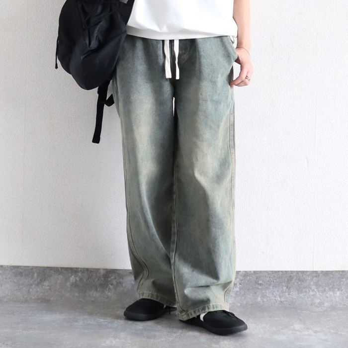 デニム パンツ ワイドパンツ ロング レディース ジーンズ 春 夏 秋 黒 おしゃれ かわいい ジーパン 大きいサイズ メンズライク [郵3]^b502^ | uricca | 05