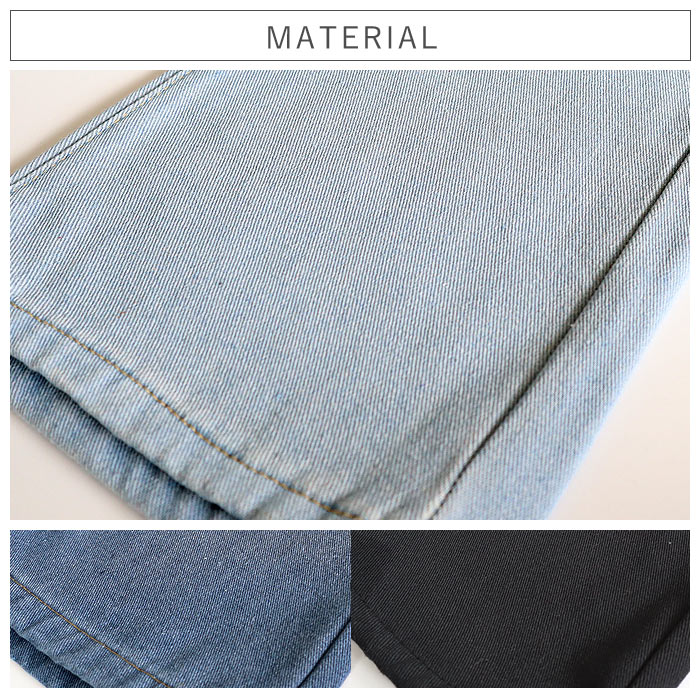 デニムパンツ レディース 秋 冬 黒 おしゃれ ワイドストレート ウエストゴム 裏起毛 裏ボア 極暖  あったか  Gパン ジーパン [宅配]^b512^ | uricca | 08