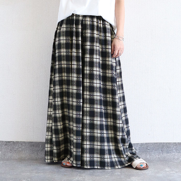 接触冷感 パンツ レディース ワイドパンツ スカンツ ボトムス 総柄 花柄 ドット ストライプ ウエストゴム 涼しい ゆったり おしゃれ ^b545^ | uricca | 10