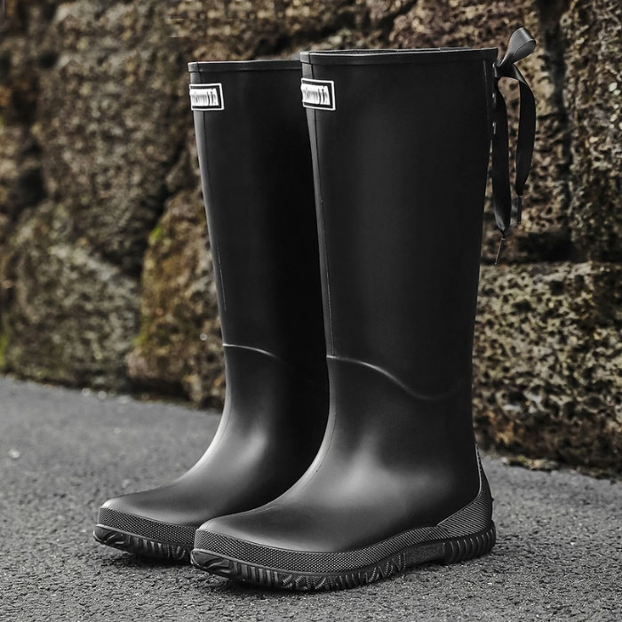 レインブーツ レディース レインシューズ リボン バックリボン付き ブーツ ショート ロング 丈 防水 長靴 雨 ^bm1023^ | uricca | 04