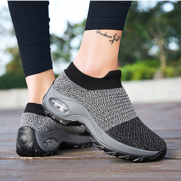 スニーカー レディース 厚底 ランニング ウォーキング トレーニング シューズ ジム 軽量 靴 秋 (送料無料)^bm1053^ | uricca | 19