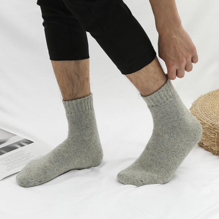 靴下 メンズ ソックス クルーソックス 3足 セット 無地 24.5-27.5cm (送料無料)[郵1.5]^bm1080^ | uricca | 08