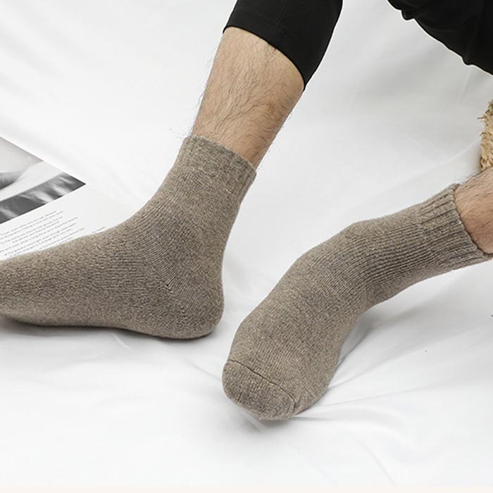 靴下 メンズ ソックス クルーソックス 3足 セット 無地 24.5-27.5cm (送料無料)[郵1.5]^bm1080^ | uricca | 10