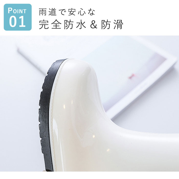 キッズ レインシューズ レインブーツ 長靴 雨具 子供 女の子 リボン 完全防水 防滑 長靴 軽量 滑りにくい ^bm1143^ | uricca | 07