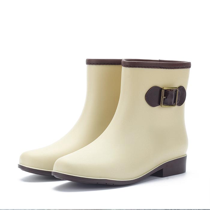 レインブーツ レディース レインシューズ ショート ブラック 長靴 雨 雨具 雨晴兼用 レイングッズ 秋 (送料無料) ^bm1155^ | uricca | 17