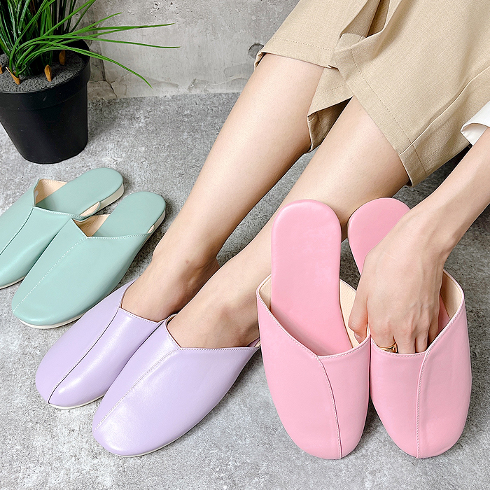 ルームシューズ メンズ スリッパ レディース サンダル 革 レザー 合皮 男女兼用 秋 (送料無料)[郵3]^bm1162^ | uricca | 10