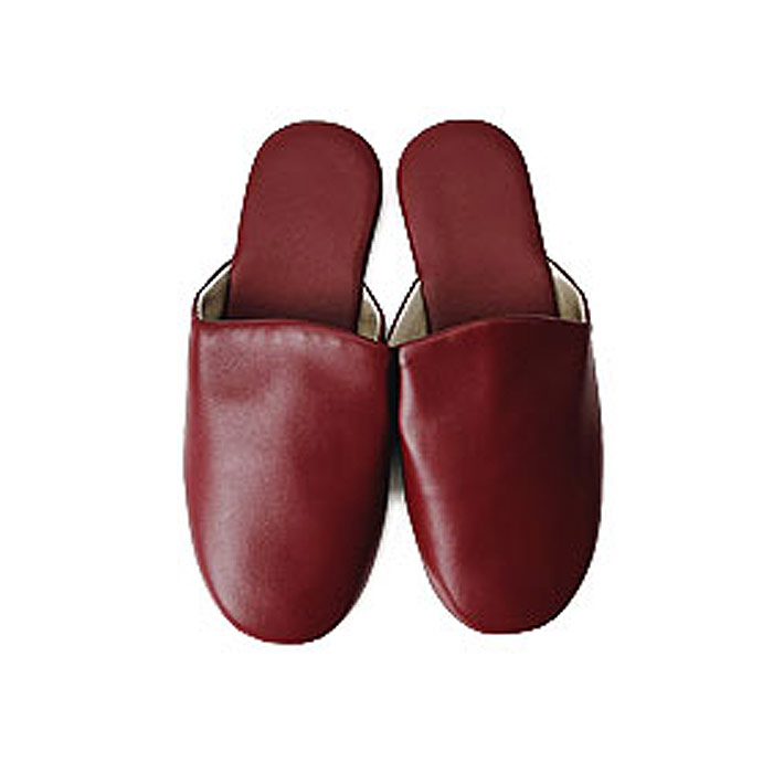 ルームシューズ メンズ スリッパ レディース サンダル 革 レザー 合皮  男女兼用 秋 (送料無料)[郵3]^bm1164^ | uricca | 04