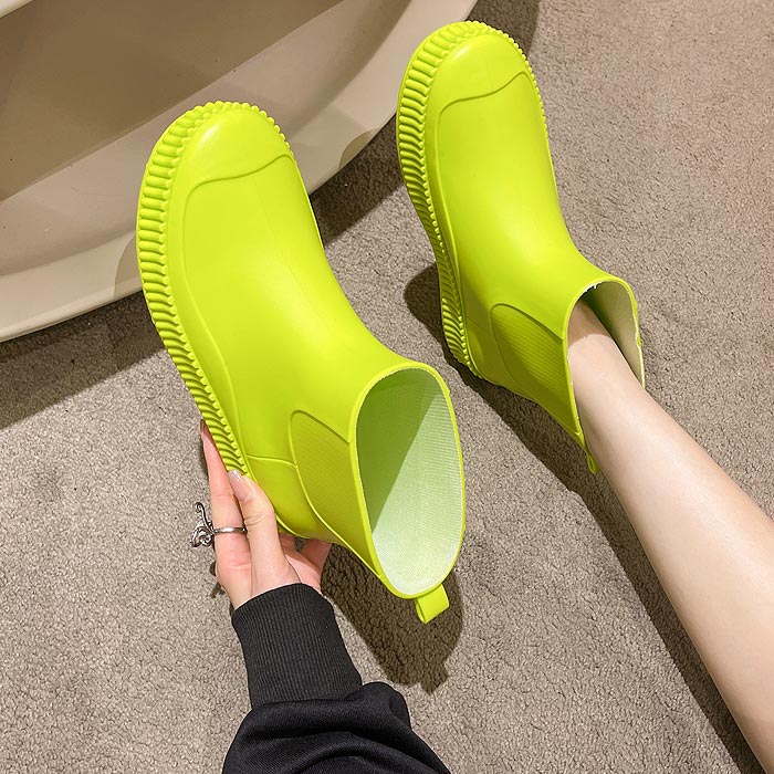 レインブーツ レディース レインシューズ ショート 厚底 長靴 雨 梅雨 台風 対策 雨具 雨晴兼用 レイングッズ ガーデニング ^bm1167^ | uricca | 13