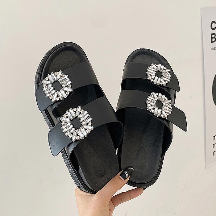 新品未使用】OHGA BIJOUSANDAL ブラックM