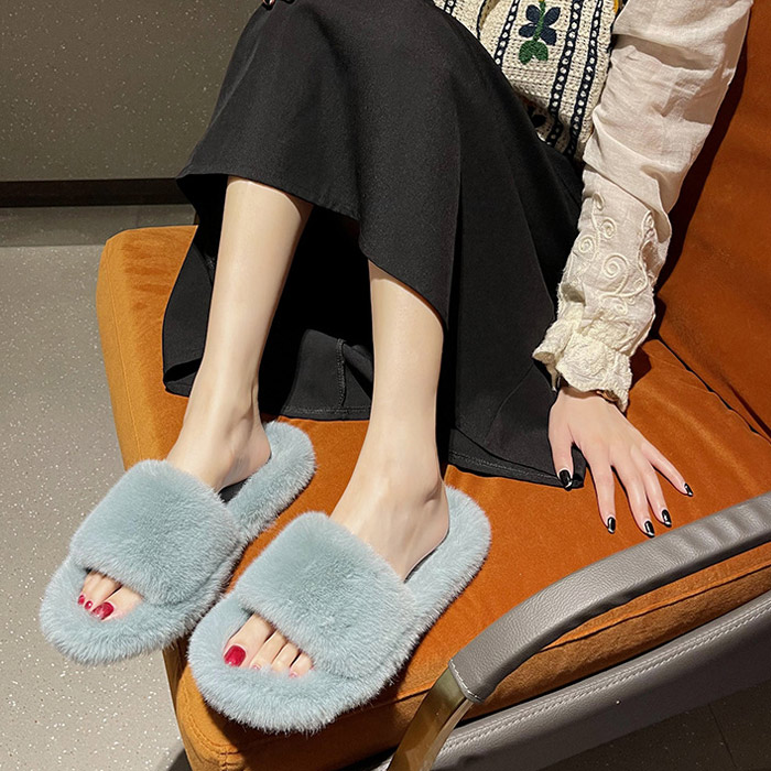 ルームシューズ ふわふわ スリッパ レディース フェイク ファー ムートン風 おしゃれ あったか 春 秋 冬 冷え防止 室内 ^bm1175^[郵3] | uricca | 18
