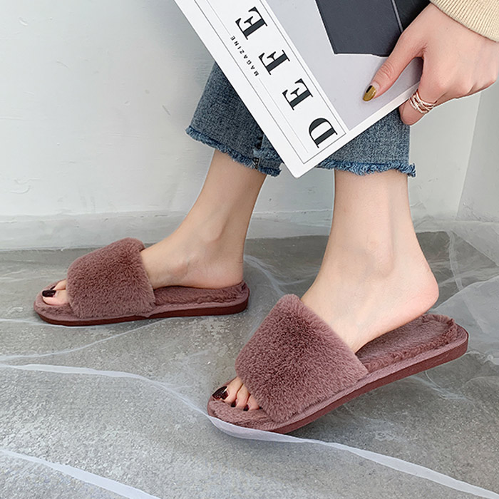 ルームシューズ ふわふわ スリッパ レディース フェイク ファー ムートン風 おしゃれ あったか 冬 冷え防止 ^bm1178^[郵3] | uricca | 21