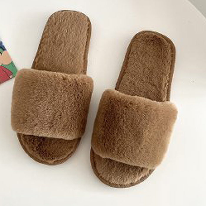 ルームシューズ ふわふわ スリッパ レディース フェイク ファー ムートン風 おしゃれ あったか 冬 冷え防止 ^bm1178^[郵3] | uricca | 12