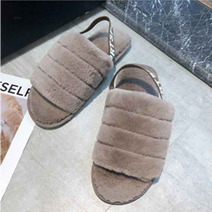 サンダル ルームシューズ レディース 秋 冬 黒 おしゃれ ボア ファー ゴム 歩きやすい あったか 防寒 冷え防止 [郵3]^bm1287^ | uricca | 03