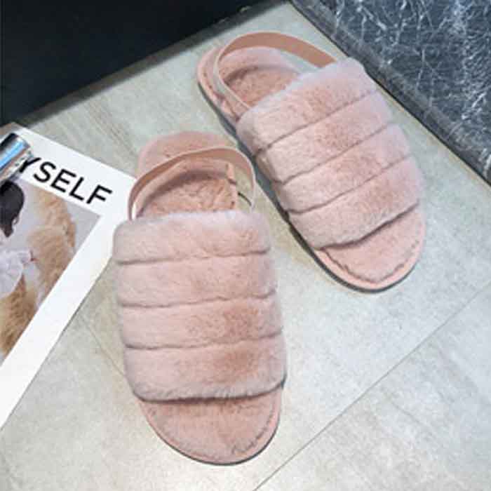 サンダル ルームシューズ レディース 秋 冬 黒 おしゃれ ボア ファー ゴム 歩きやすい あったか 防寒 冷え防止 [郵3]^bm1287^ | uricca | 04