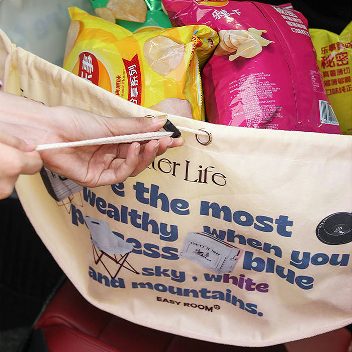 ストレージバッグ ハンモックバッグ 軽量 折り畳み 大容量 トートバッグ 買い物 カゴ アウトドア コンテナ バスケット 収納[郵3]^bm1320^ | uricca | 12