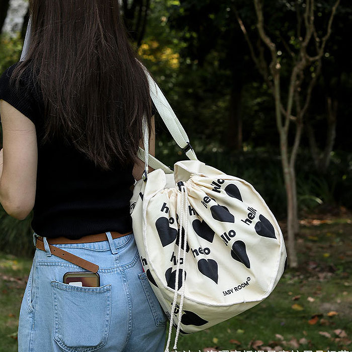 ストレージバッグ ハンモックバッグ 軽量 折り畳み 大容量 トートバッグ 買い物 カゴ アウトドア コンテナ バスケット 収納[郵3]^bm1320^ | uricca | 11