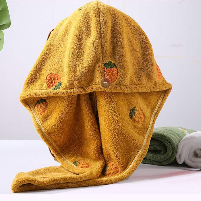 ヘアドライタオル タオル 髪 ヘアターバン ドライヤー ヘアキャップ 吸水 速乾 キャップ ヘアタオル 超吸水 新生活[郵1.5]^bm1345^ | uricca | 02