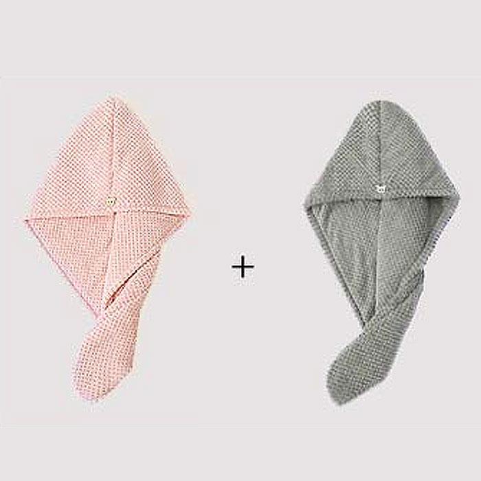 ヘアドライタオル 2枚セット タオル 髪 ヘアターバン ドライヤー 吸水 速乾 ヘアタオル ヘアドライキャップ 厚手 新生活[郵3]^bm1353^セール sale | uricca | 04