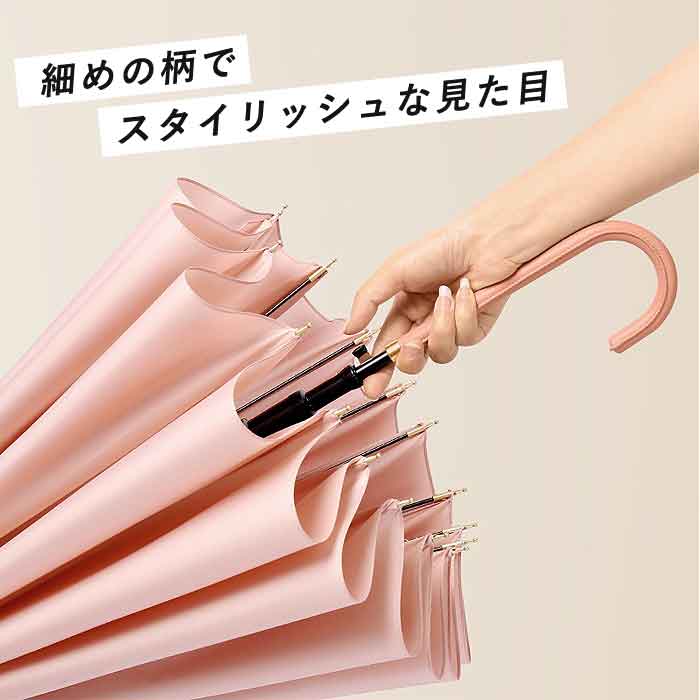 傘 カバー付き 雨晴兼用傘 日傘 レディース 長傘 伸縮 男女兼用 かさ 傘 梅雨 対策 自動式 防水 無地 大きめ UVカット 軽量 レイン^bm1374^ | uricca | 19