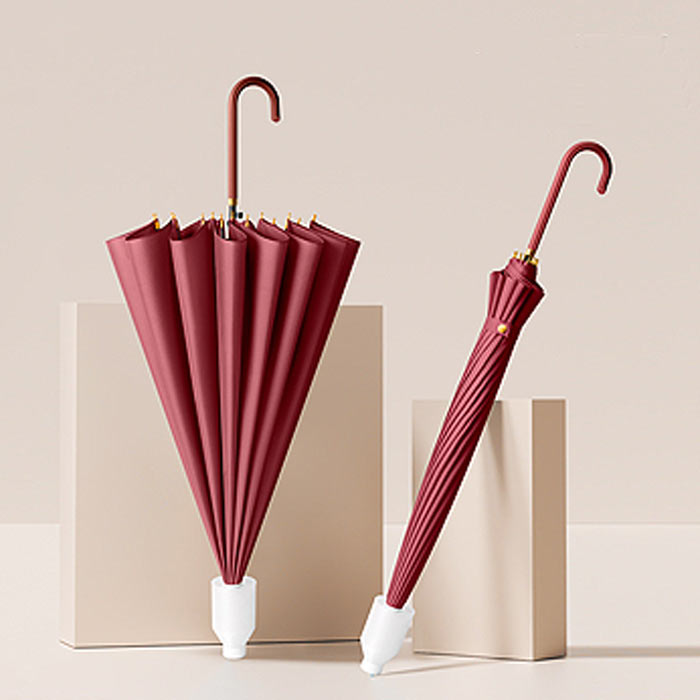 傘 カバー付き 雨晴兼用傘 日傘 レディース 長傘 伸縮 男女兼用 かさ 傘 梅雨 対策 自動式 防水 無地 大きめ UVカット 軽量 レイン^bm1374^ | uricca | 02