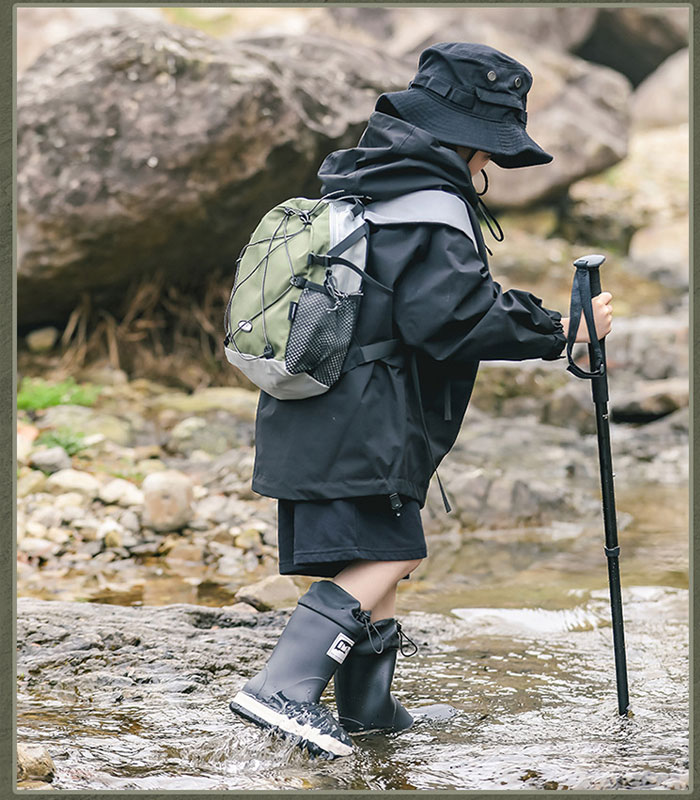 キッズ レインシューズ レインブーツ 長靴 雨具 子供 男の子 女の子 男女兼用 完全防水 防滑 防水靴 軽量^bm1127 bm1378^ | uricca | 11