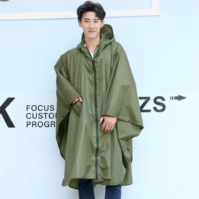 雨ガッパ uricca（ウリッカ） レインコート 男女兼用 バッグイン ポンチョ