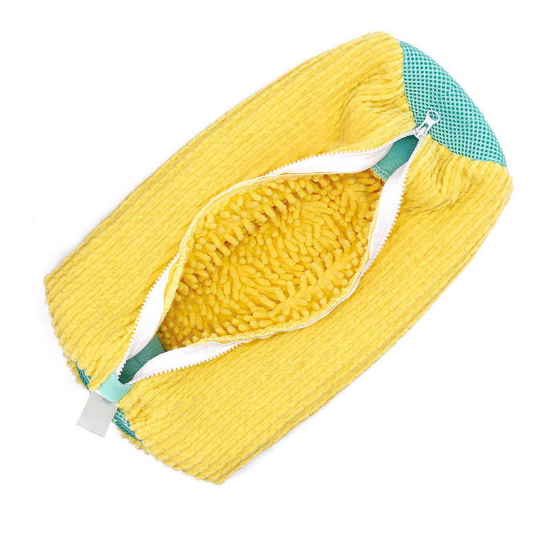 靴用 洗濯ネット 上履き 洗濯機 時短 型崩れ防止 スニーカー シューズ 上履き 丸洗い マイクロファイバー 2層式 ランドリーネット [郵3]^bm1469^ | uricca | 01