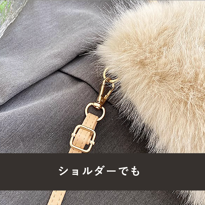 ファーバッグ バッグ 鞄 かばん レディース エコファー ふわもこ 2WAY トートバッグ フェイクファー マグネット 冬バッグ ショルダー [郵3]^bm1547^ |  | 04