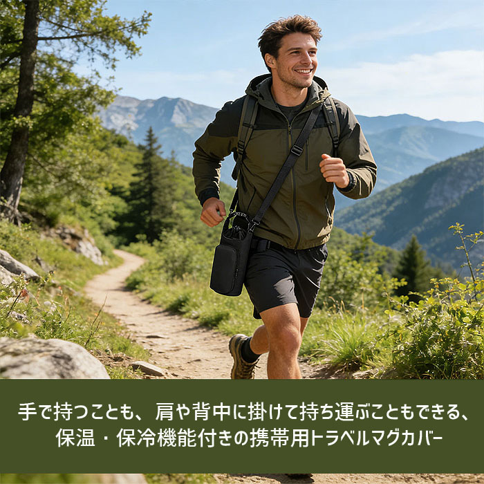 水筒カバー 水筒ケース ペットボトルホルダー ボトルホルダー スマホ 収納付き 水筒ホルダー ストラップ 撥水 保冷 保温 [郵3]^bm1630^ |  | 08