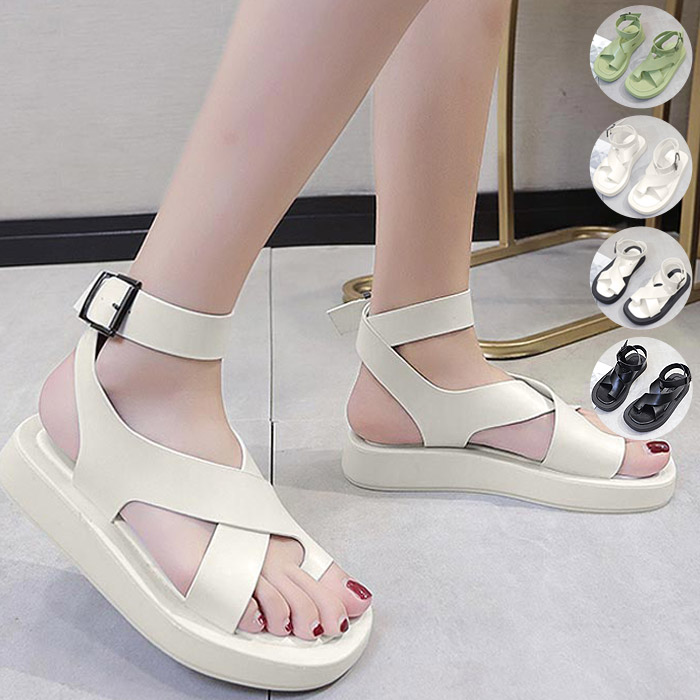 30％OFF→2093円！クーポンで！】サンダル レディース 厚底