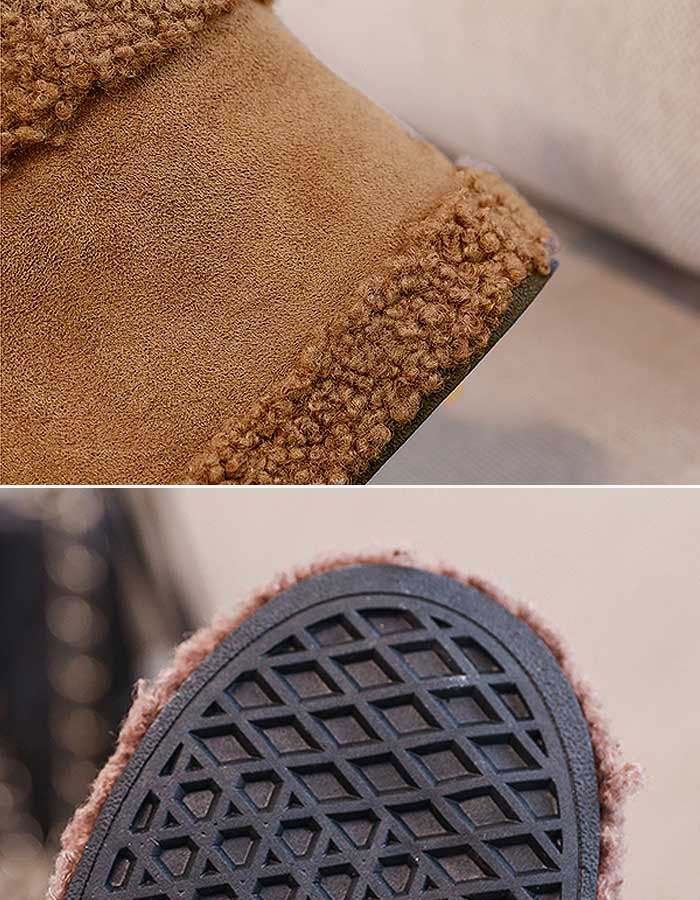 ムートンブーツ ショートブーツ ぺたんこ 歩きやすい 定番 履きやすい シューズ 極暖 (送料無料)^bo-708^ | uricca | 15