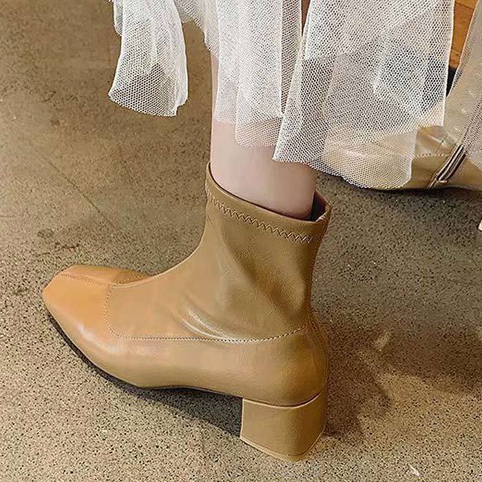 2241円 クーポンで！ ショートブーツ ブーツ レディース 黒 秋 冬 おしゃれ かわいい 30代 40代 50代 スウェード スエード レザー調 シューズ ^bo-718^ | uricca | 17