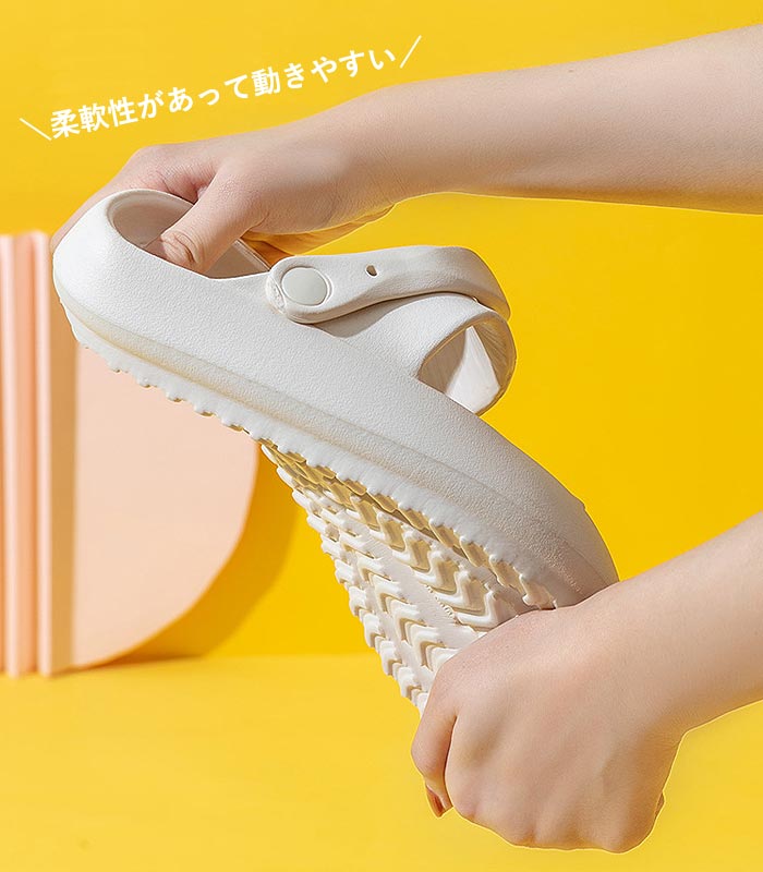 uricca サンダル レディース 厚底 シャワーサンダル 軽量