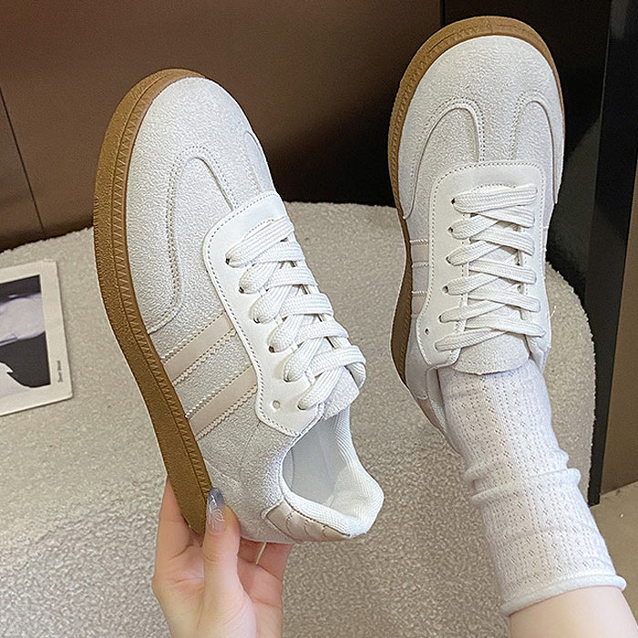 靴 レディース シューズ フラットスニーカー 秋 冬 黒 白 おしゃれ かわいい 30代 40代 50代 ローカット フラットソール^bo-960^ | uricca | 03