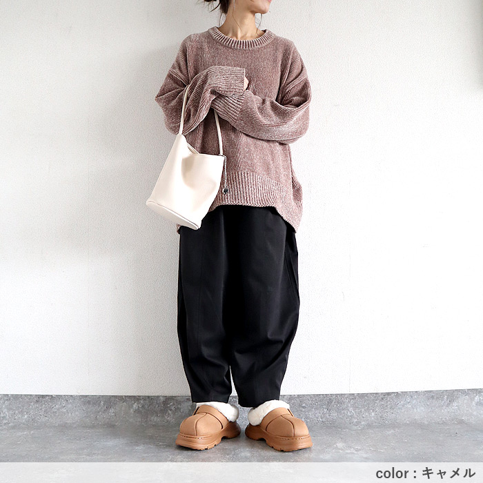 靴 レディース ムートン スリッパ 秋 冬 黒 おしゃれ 歩きやすい 厚底 軽量 軽い ファー 極暖 暖か 保温 かわいい^bo-962^ | uricca | 17