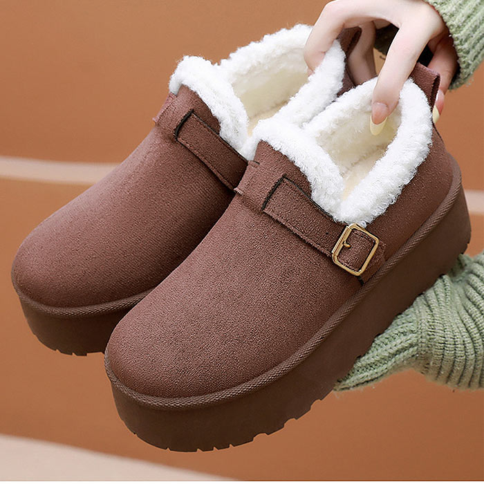 uricca（ウリッカ） 1512円 クーポンで！ ムートン スリッポン ブーツ