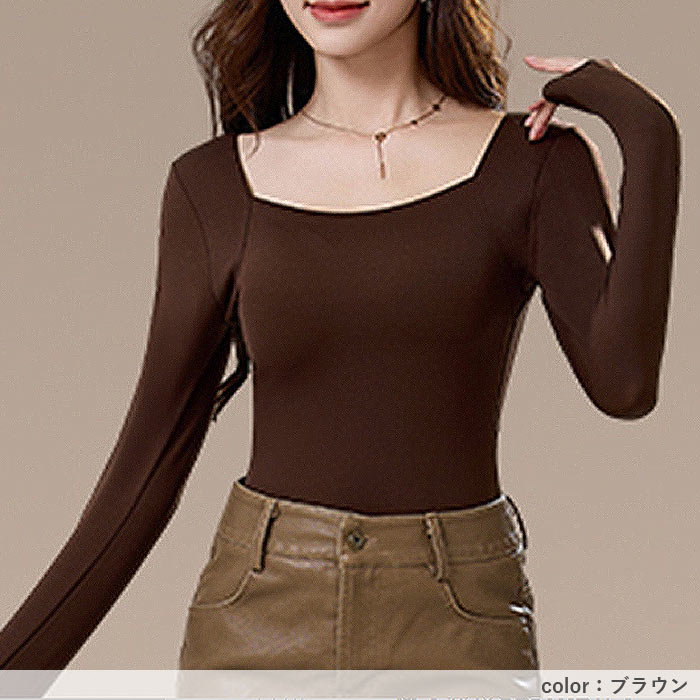 1251円 クーポンで！ あったか インナー レディース カップ付き ノンワイヤー トップス 秋 冬 黒 長袖 保温 極暖 下着 冷え防止 寒さ対策 [郵3]^i047^ | uricca | 14