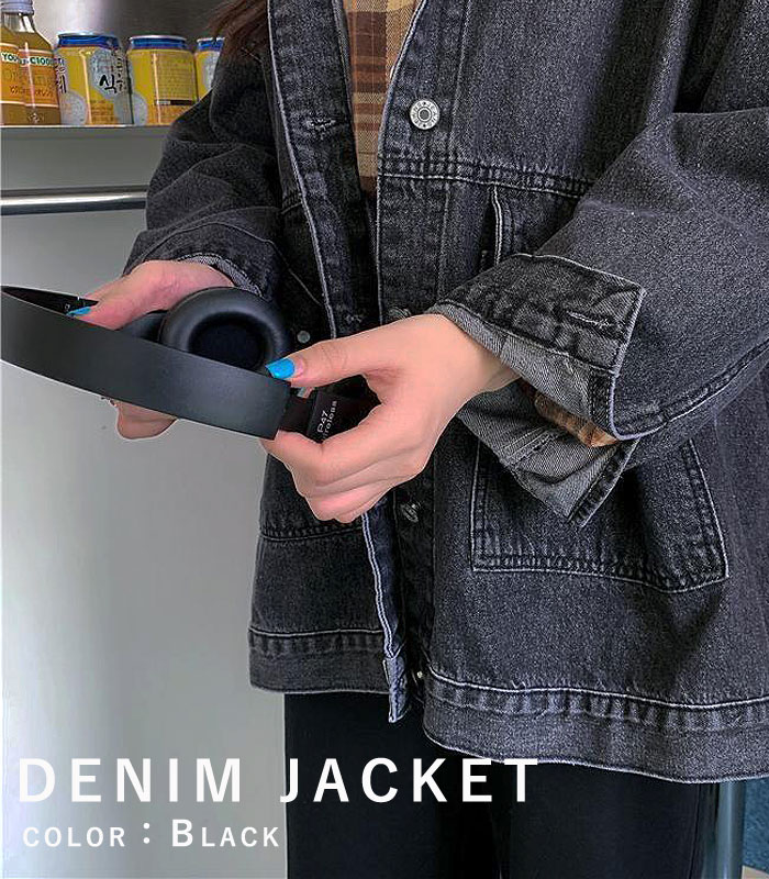 1971円 クーポンで！ デニム ジャケット レディース 春 秋 おしゃれ かわいい 30代 40代 50代 アウター Gジャン 羽織 体型カバー 重ね着 長袖^jk205^ | uricca | 09