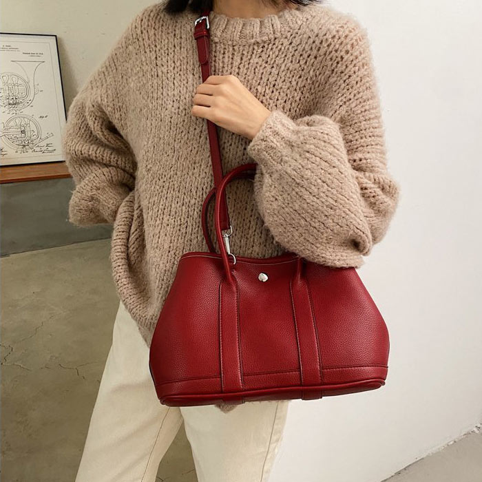 ショルダーバッグ ハンドバッグ 2way レディース 斜めがけ トートバッグ かばん 通勤 ビジネス 通学 大容量 黒 白 ^ka-190^ | uricca | 15