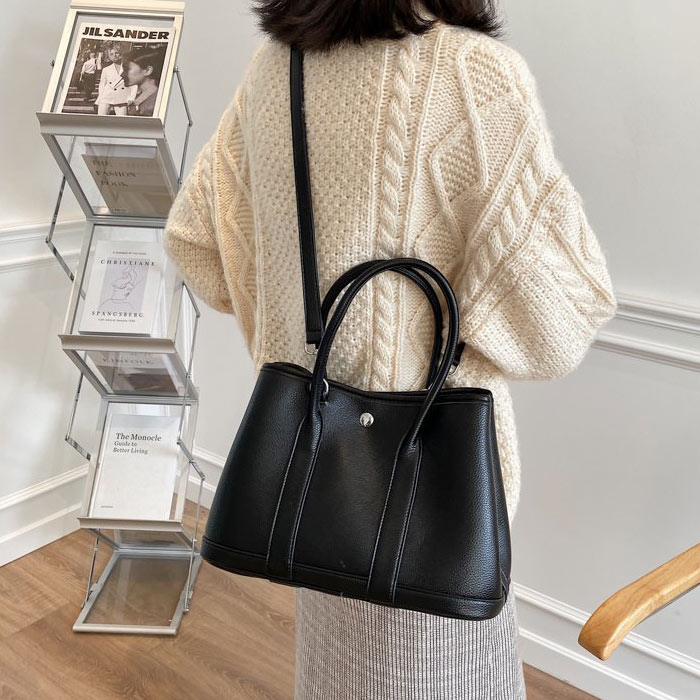 ショルダーバッグ ハンドバッグ 2way レディース 斜めがけ トートバッグ かばん 通勤 ビジネス 通学 大容量 黒 白 ^ka-190^ | uricca | 09