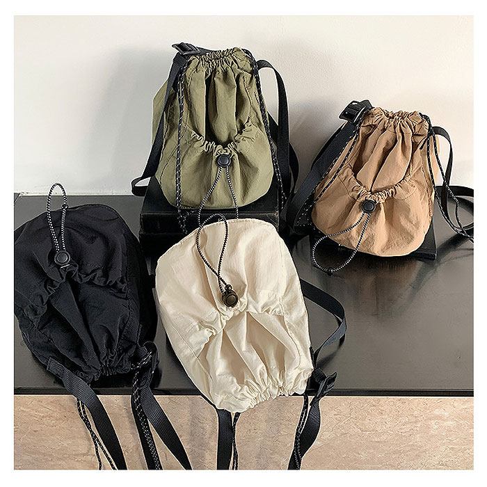 ショルダーバッグ レディース 黒 おしゃれ 鞄 ミニショルダー 肩掛け 斜め掛け 巾着ショルダー 巾着バッグ [郵1.5]^ka-204^ | uricca | 15