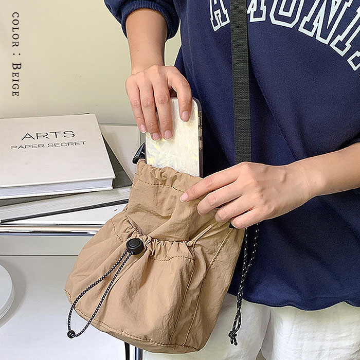 ショルダーバッグ レディース 黒 おしゃれ 鞄 ミニショルダー 肩掛け 斜め掛け 巾着ショルダー 巾着バッグ [郵1.5]^ka-204^ | uricca | 16