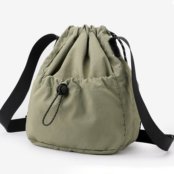 ショルダーバッグ レディース 黒 おしゃれ 鞄 ミニショルダー 肩掛け 斜め掛け 巾着ショルダー 巾着バッグ [郵1.5]^ka-204^ | uricca | 03